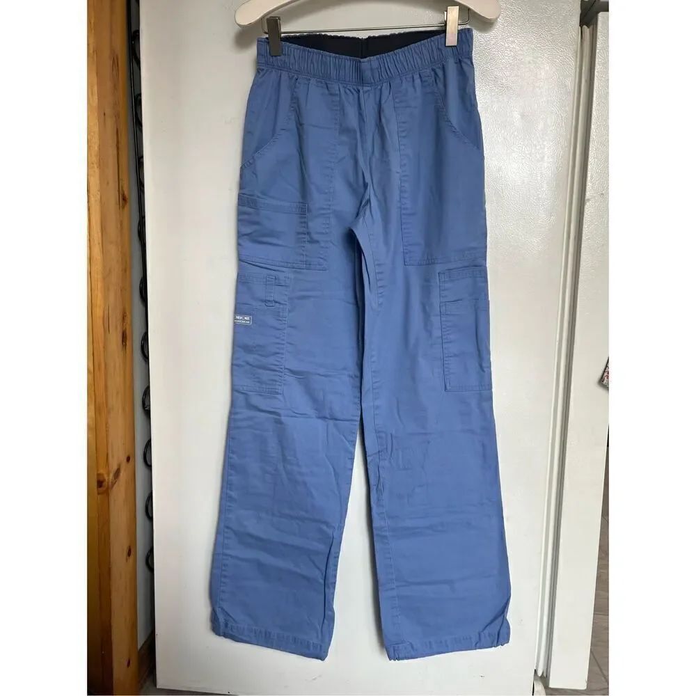 Cherokee Workwear Blue Scrub Pants Woman’s Size XS